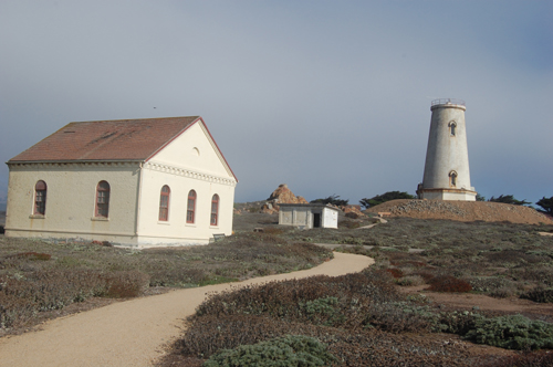 Fog-signal building, Oil storage building and Lighthouse